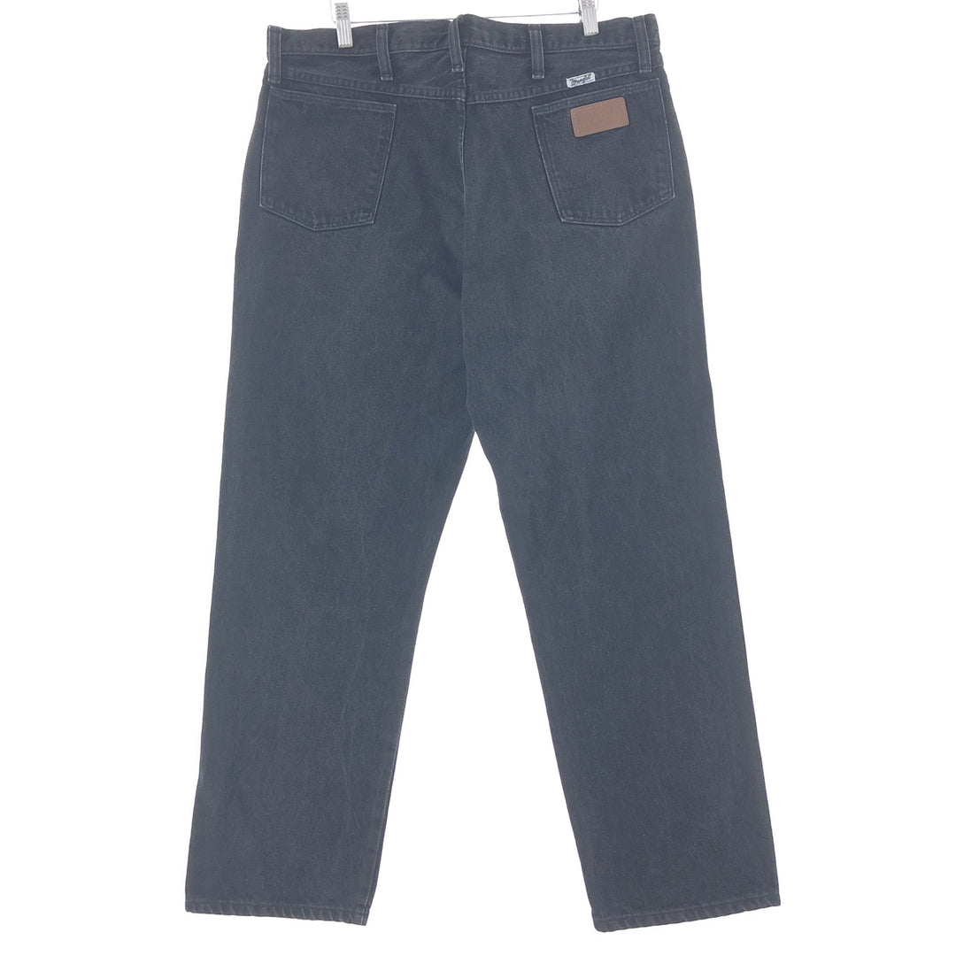 Wrangler Black Jeans Denim Pants Made in USA Men's W36 /taa002136