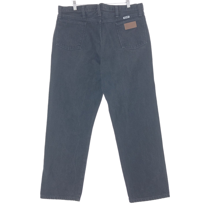 Wrangler Black Jeans Denim Pants Made in USA Men's W36 /taa002136
