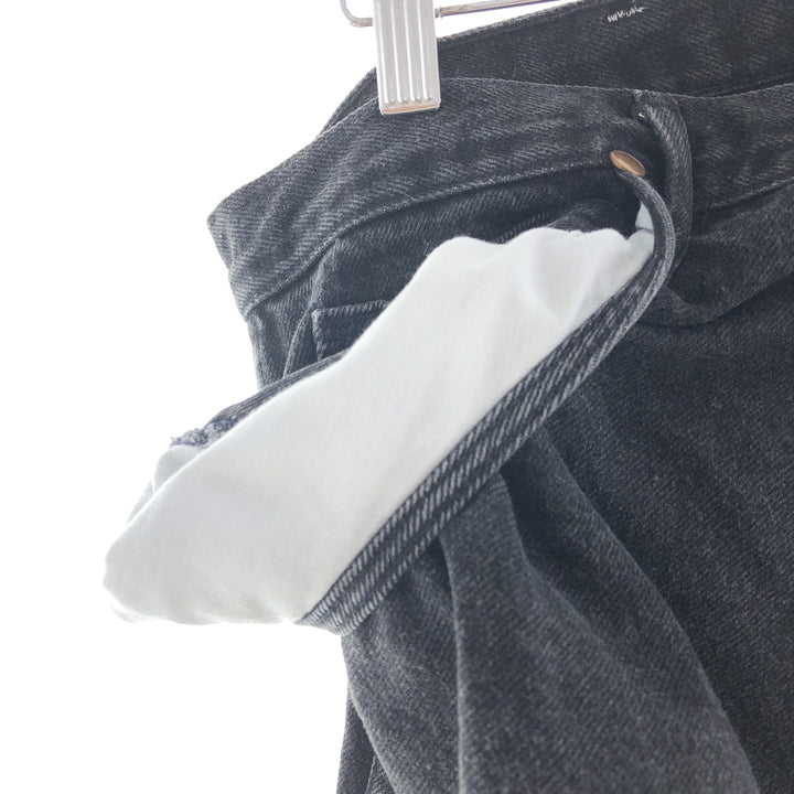 Wrangler Black Jeans Denim Pants Made in USA Men's W36 /taa002136