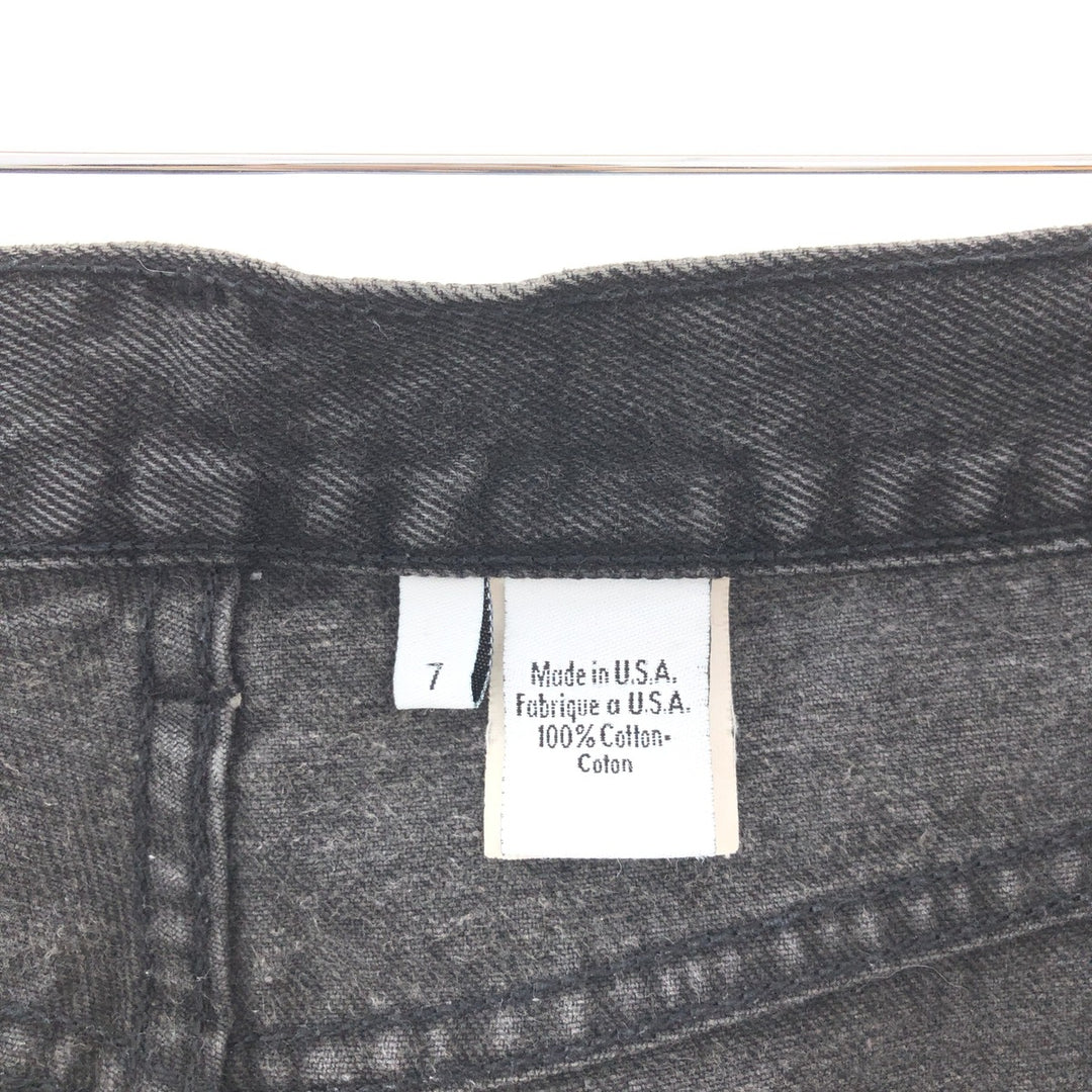 90'S Calvin Klein JEANS Black Jeans Tapered Denim Pants Made in USA Women's L (w29) Vintage /taa002175