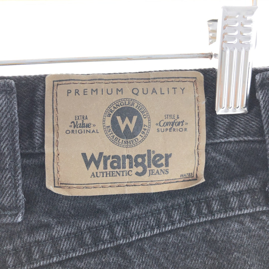 Wrangler RELAXED FIT Black Jeans Denim Pants Men's w33 /taa002231