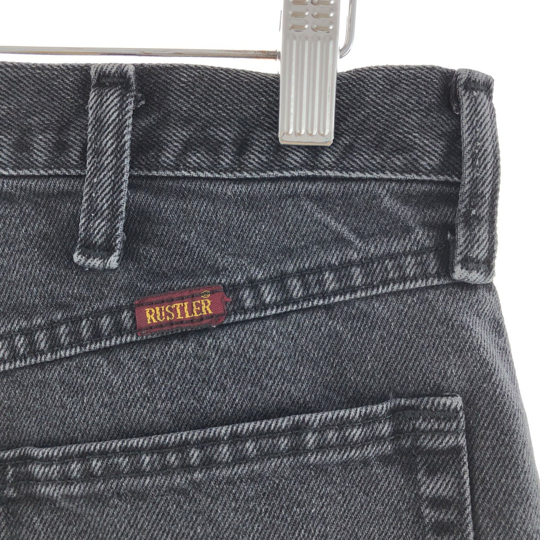 RUSTLER Black denim pants for men w31 /taa002242