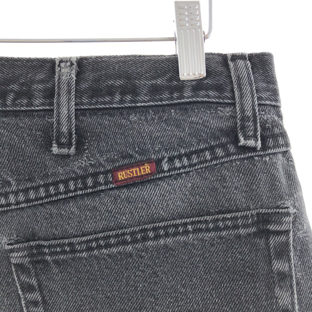 RUSTLER Black Denim Straight Denim Pants Men's w33 /taa002279