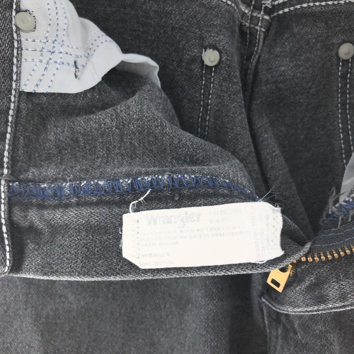 90'S Wrangler Black Denim Straight Denim Pants Made in USA Men's W29 Vintage /taa002284