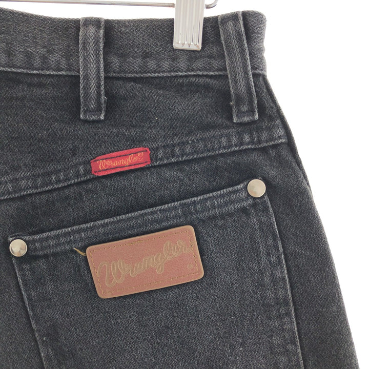 90'S Wrangler Black Denim Straight Denim Pants Made in USA Men's W29 Vintage /taa002284