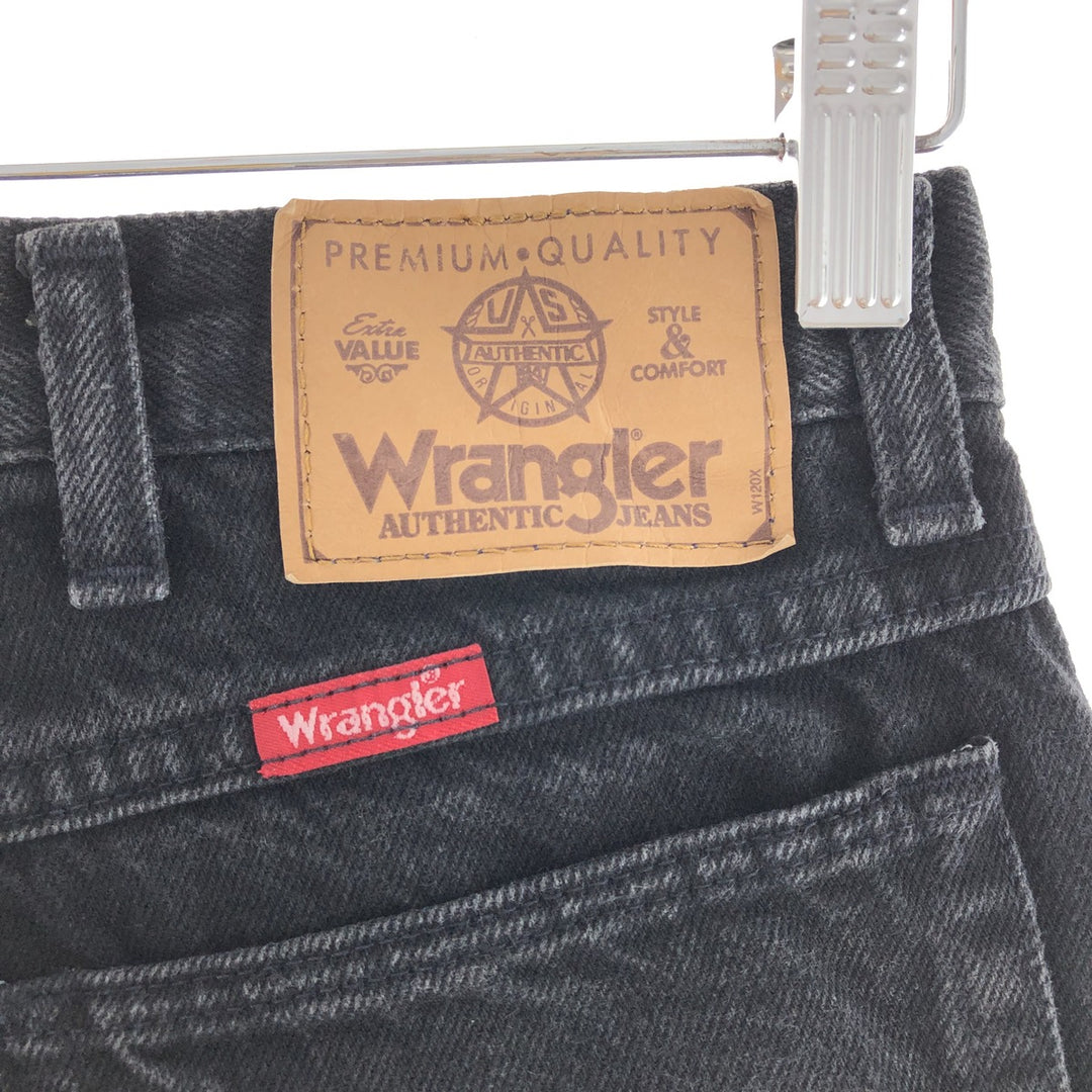 90'S Wrangler Black Jeans Denim Pants Made in USA Men's W34 Vintage /taa002302
