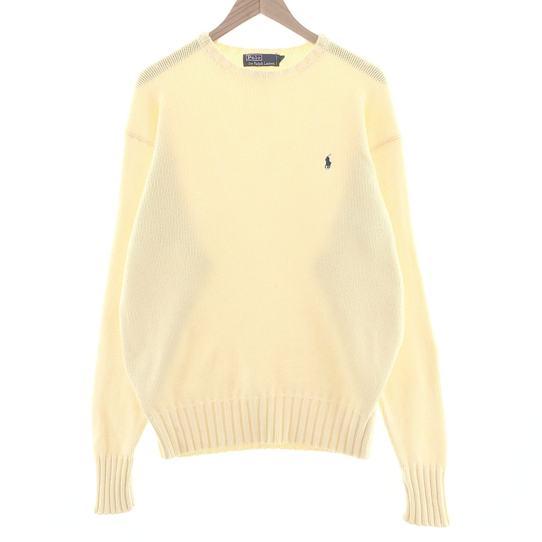 Ralph Lauren POLO by Ralph Lauren Cotton Knit Sweater Men's L /taa002322