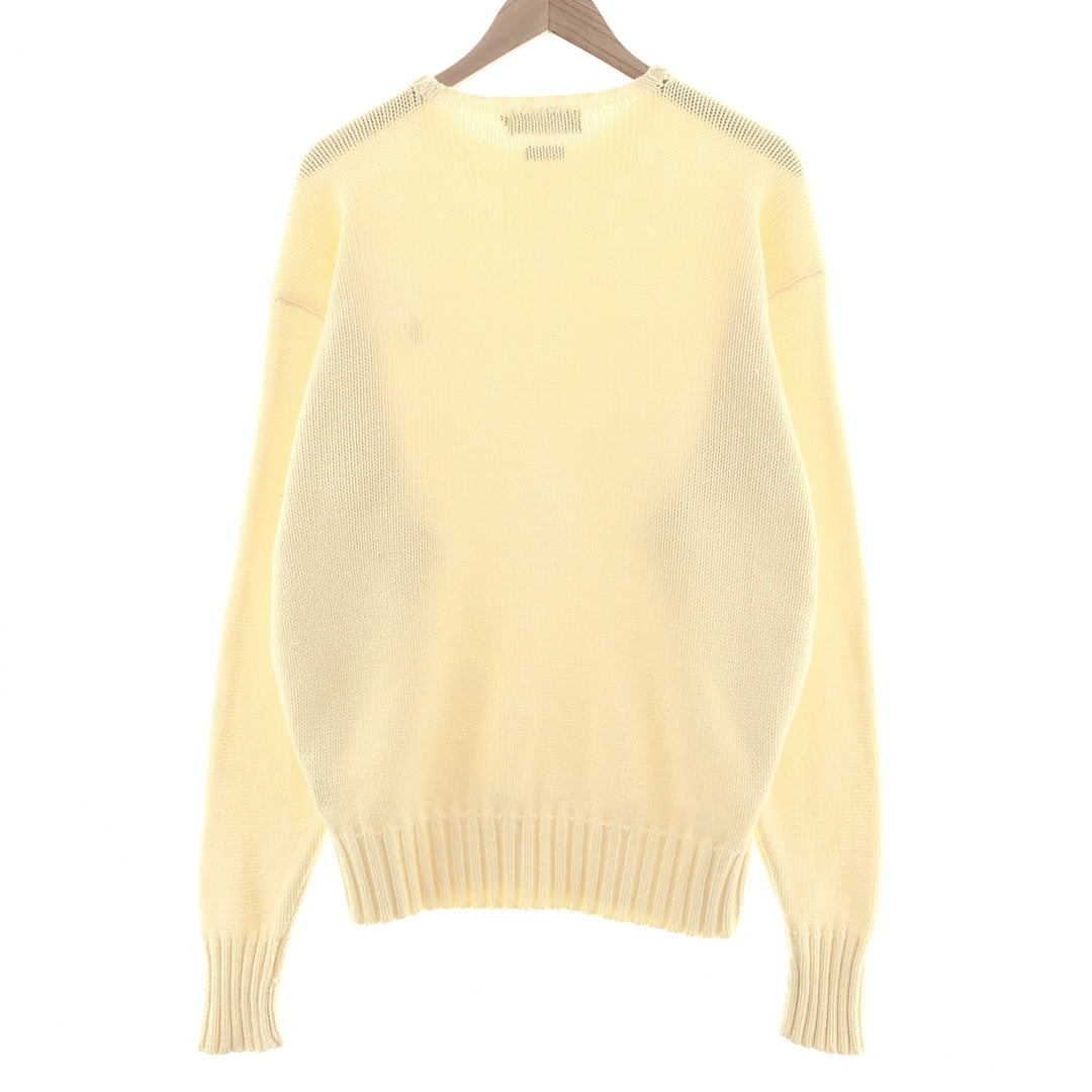 Ralph Lauren POLO by Ralph Lauren Cotton Knit Sweater Men's L /taa002322