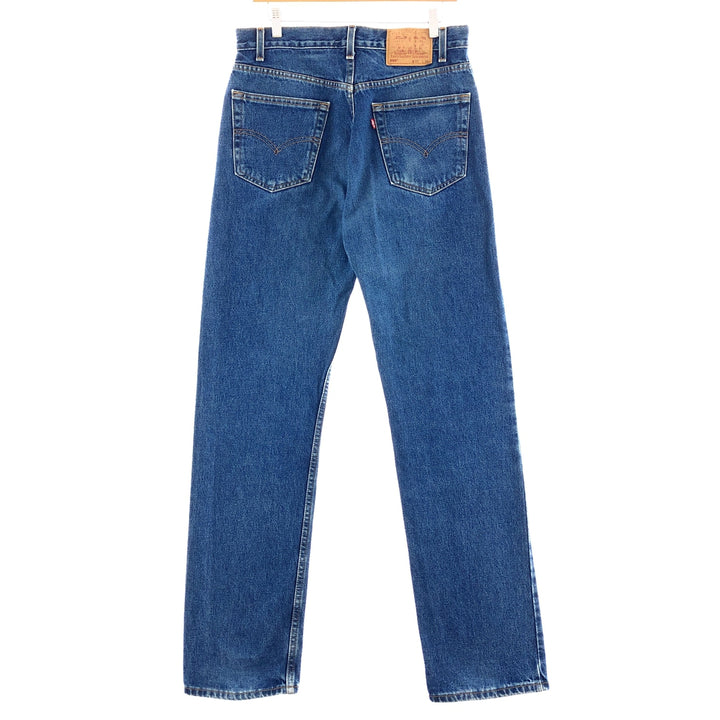 90'S Levi's 505 REGULAR FIT STRAIGHT LEG tapered jeans denim pants men's w33 vintage /taa002330