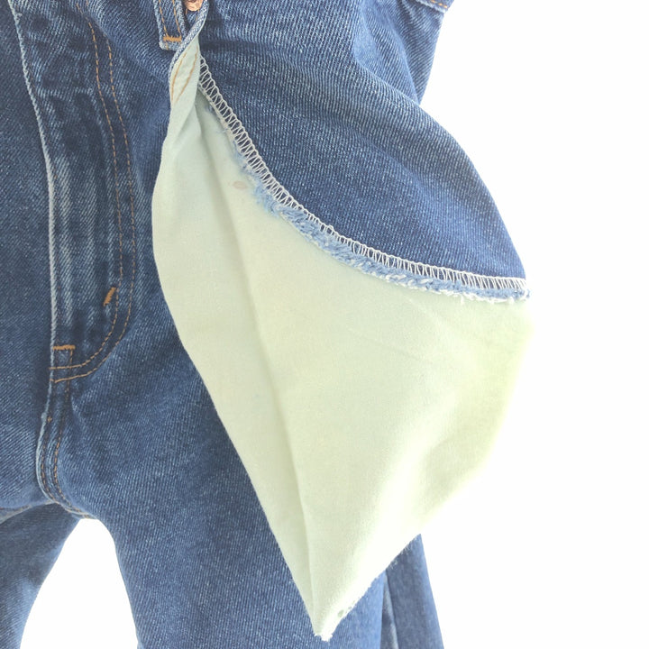 90'S Levi's 505 REGULAR FIT STRAIGHT LEG tapered jeans denim pants men's w33 vintage /taa002330