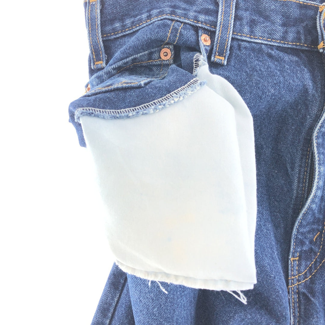 Levi's 505 REGULAR FIT STRAIGHT LEG tapered jeans denim pants men's w36 /taa002331