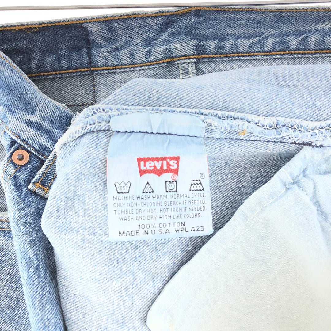 90'S Levi's 501 Jeans Straight Denim Pants Made in USA Men's W31 Vintage /taa002343