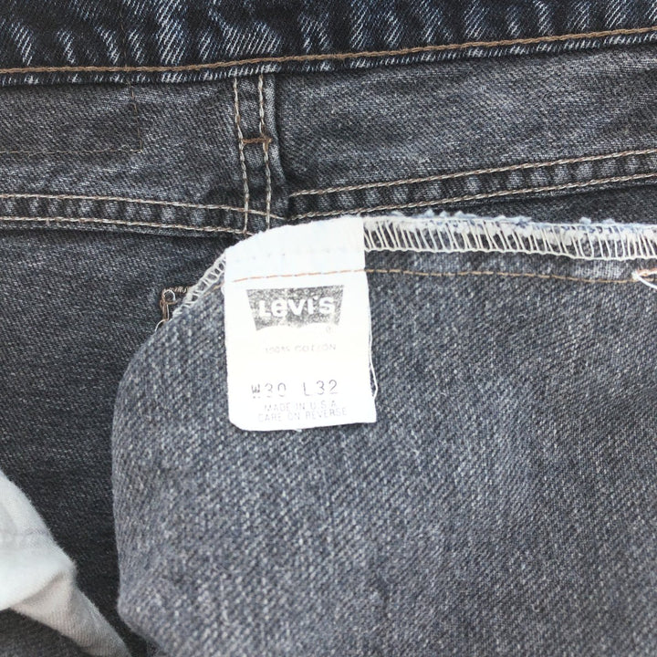 90'S Levi's 550 Chemical Wash Tapered Jeans Denim Pants Made in USA Men's W29 Vintage /taa002358