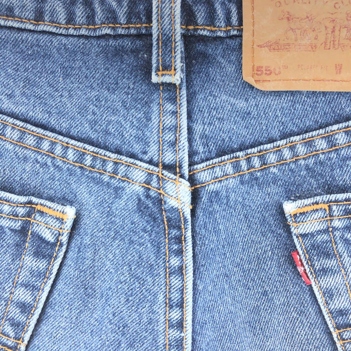 90'S Levi's 550 Relaxed Fit Tapered Jeans Denim Pants Made in USA Men's W33 Vintage /taa002361