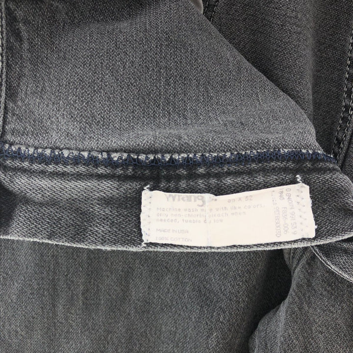 90'S Wrangler RELAXED FIT Black Denim Denim Pants Men's W36 Vintage /taa002444