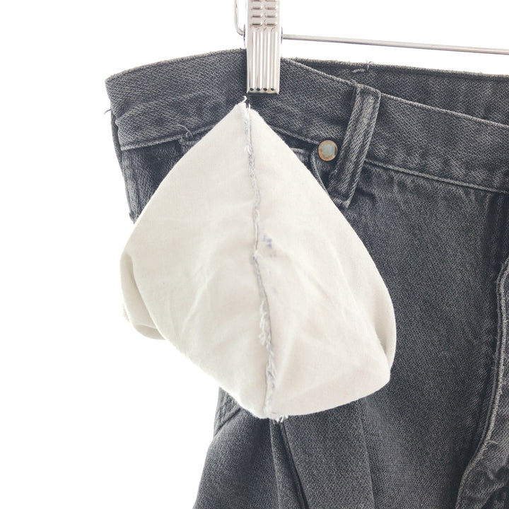 90'S Wrangler RELAXED FIT Black Denim Denim Pants Men's W36 Vintage /taa002444