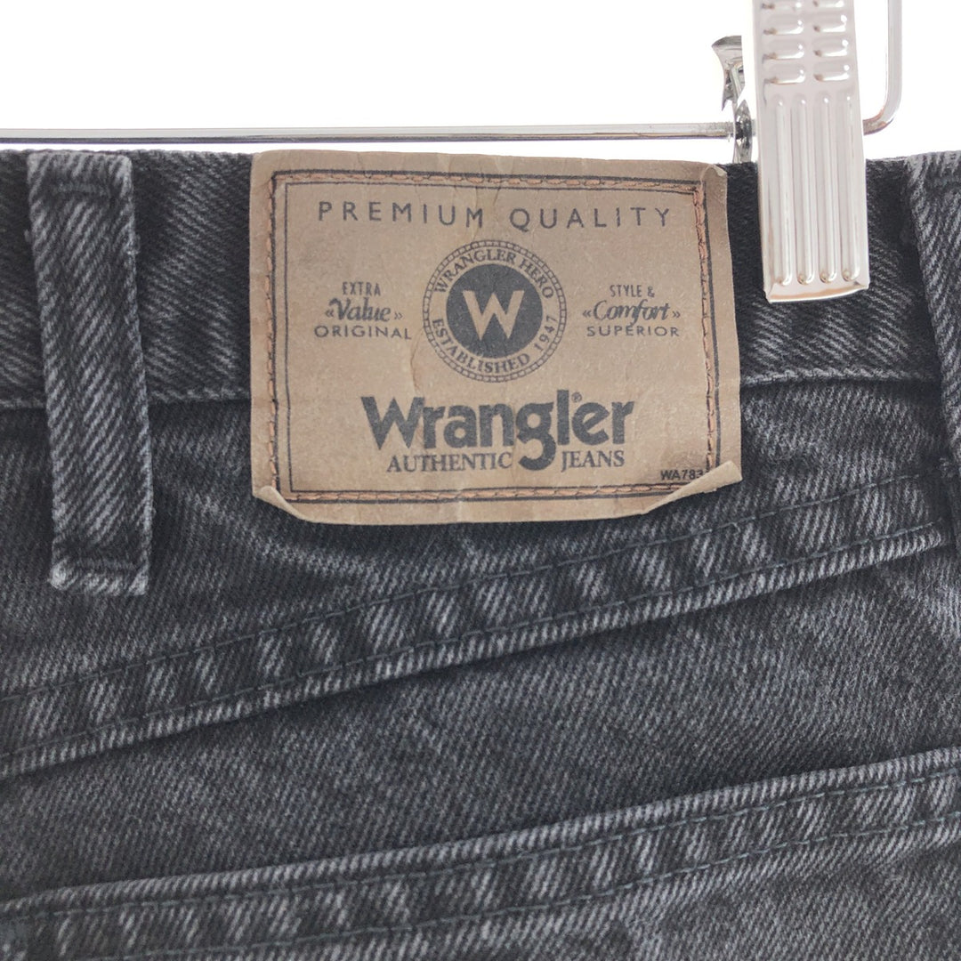 Wrangler Black Denim Tapered Denim Pants Men's W36 /taa002448