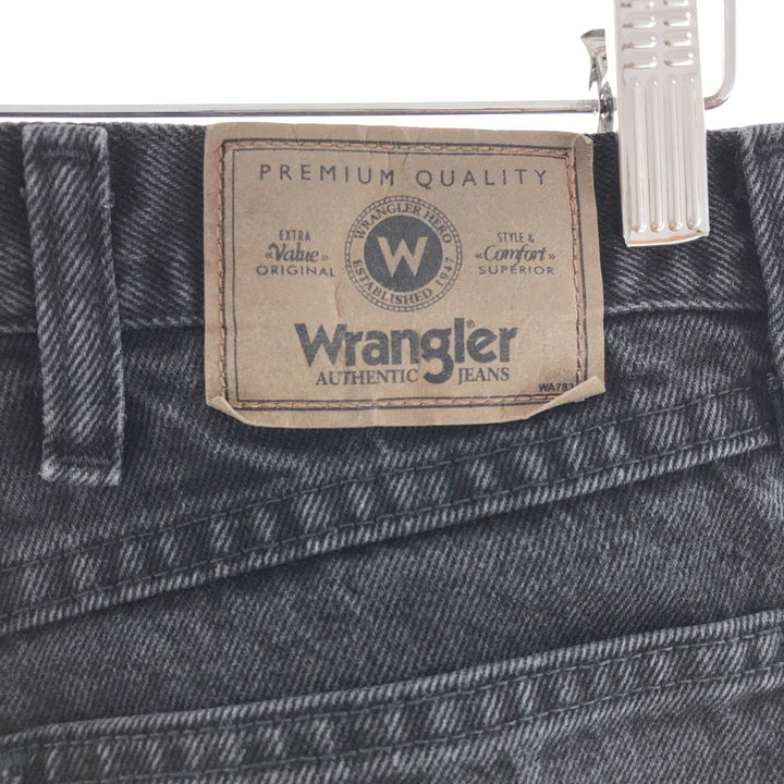 Wrangler Black Denim Tapered Denim Pants Men's W36 /taa002448