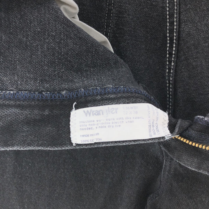 90'S Wrangler Black Denim Denim Pants Made in USA Men's W32 Vintage /taa002458