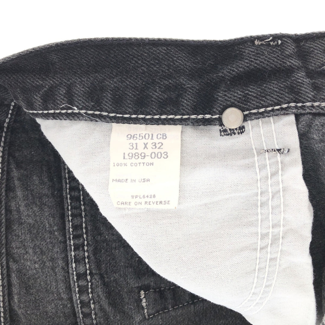 90'S Wrangler Black Denim Pants Made in USA Men's W31 Vintage /taa002475