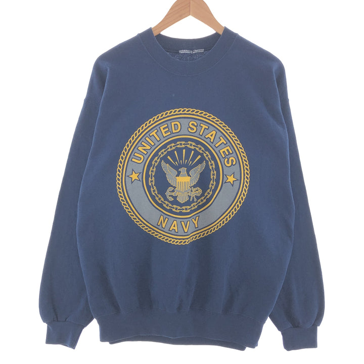 USNAVY Double-sided Printed Sweatshirt Trainer Men's L /taa002583