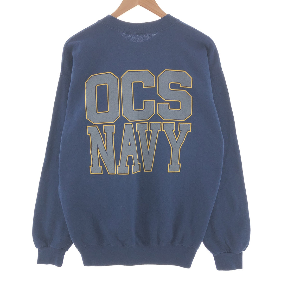 USNAVY Double-sided Printed Sweatshirt Trainer Men's L /taa002583