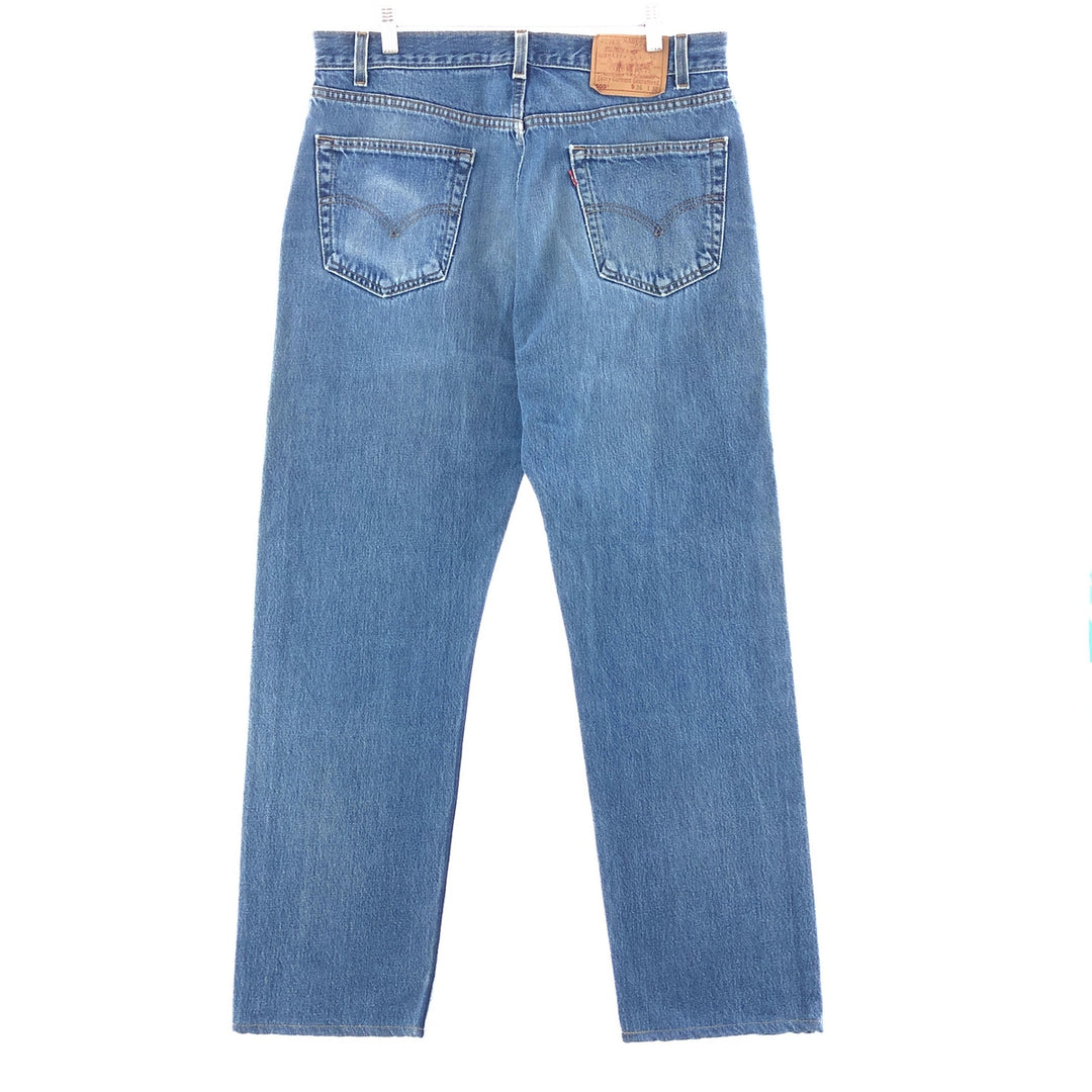 Levi's 505 REGULAR FIT STRAIGHT LEG tapered denim pants made in USA men's w36 /taa002734