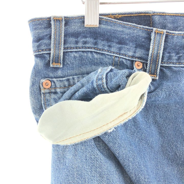 Levi's 505 REGULAR FIT STRAIGHT LEG tapered denim pants made in USA men's w36 /taa002734