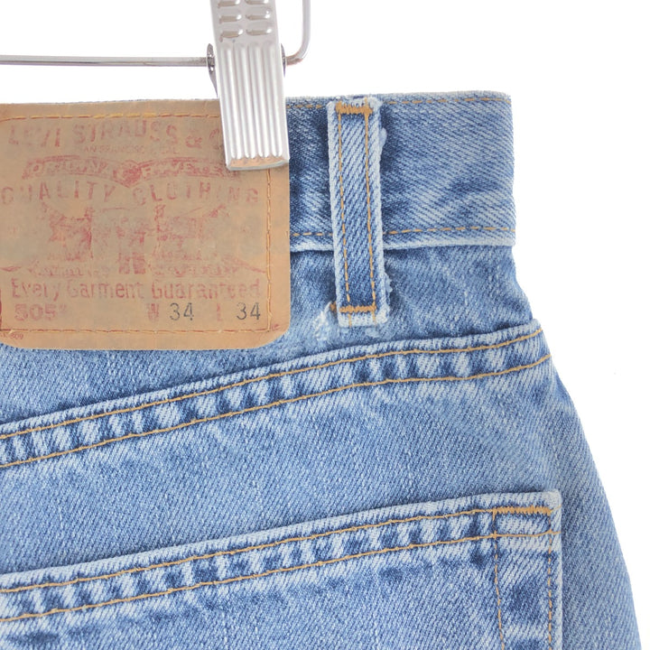 Levi's 505 REGULAR FIT STRAIGHT LEG tapered denim pants for men w34 /taa002735