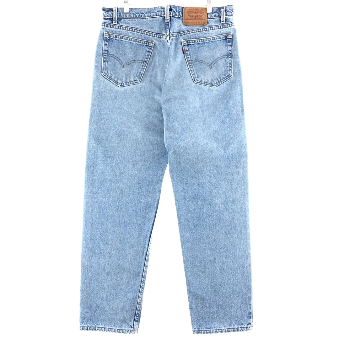 90'S Levi's 555 Relaxed Fit Straight Leg Denim Pants Made in USA Men's W36 Vintage /taa002745