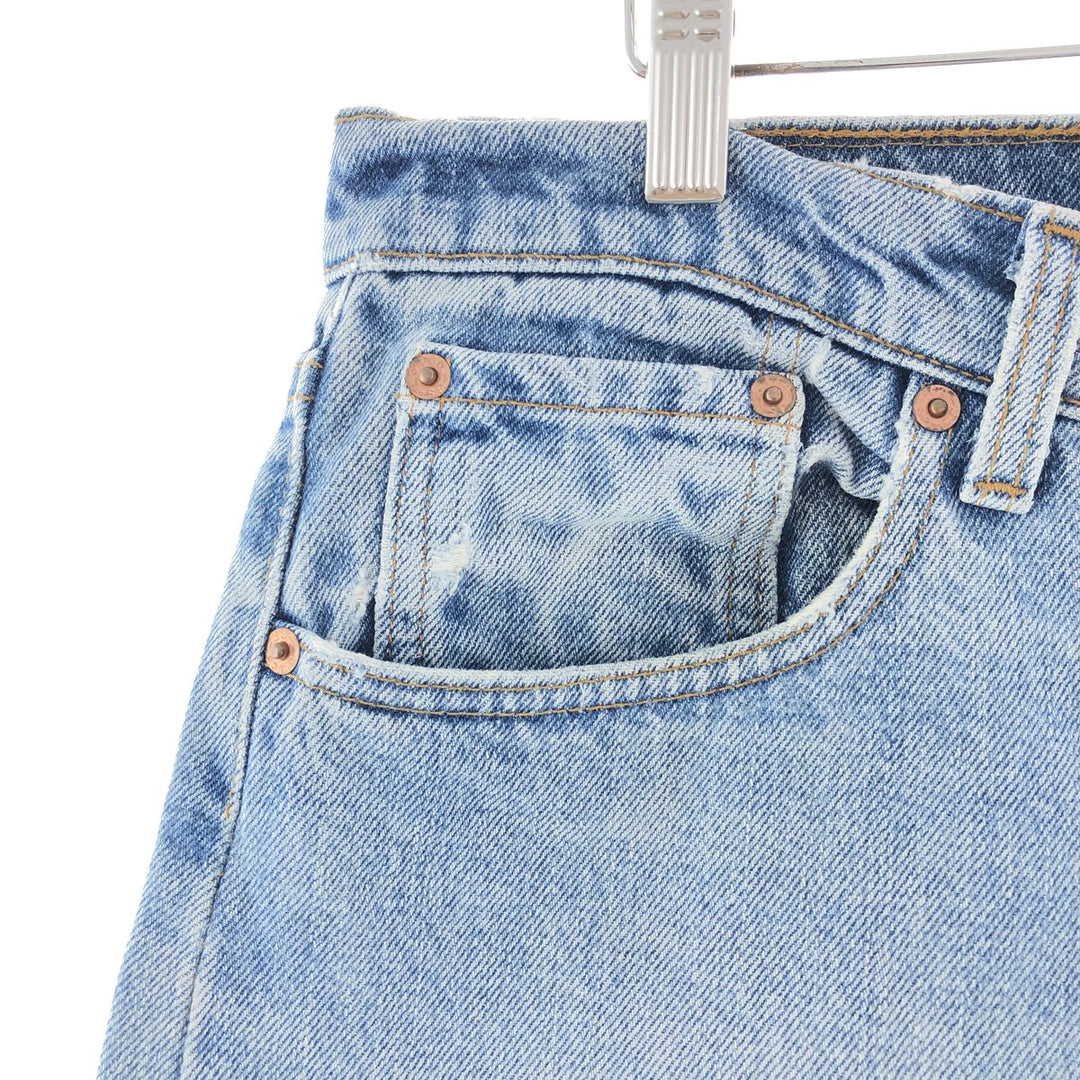 90'S Levi's 555 Relaxed Fit Straight Leg Denim Pants Made in USA Men's W36 Vintage /taa002745