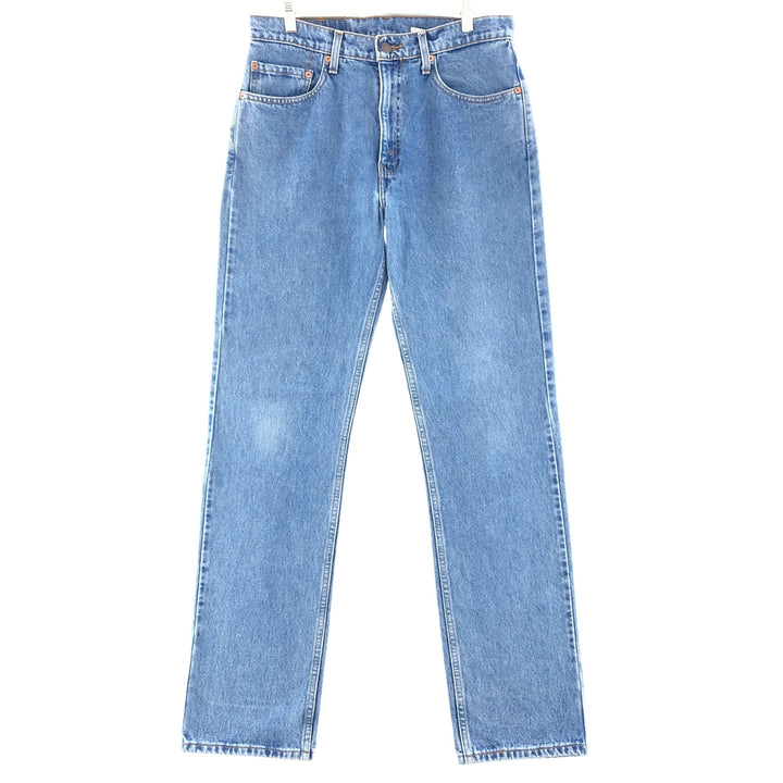 90'S Levi's 505 REGULAR FIT STRAIGHT LEG tapered denim pants men's w33 vintage /taa002756