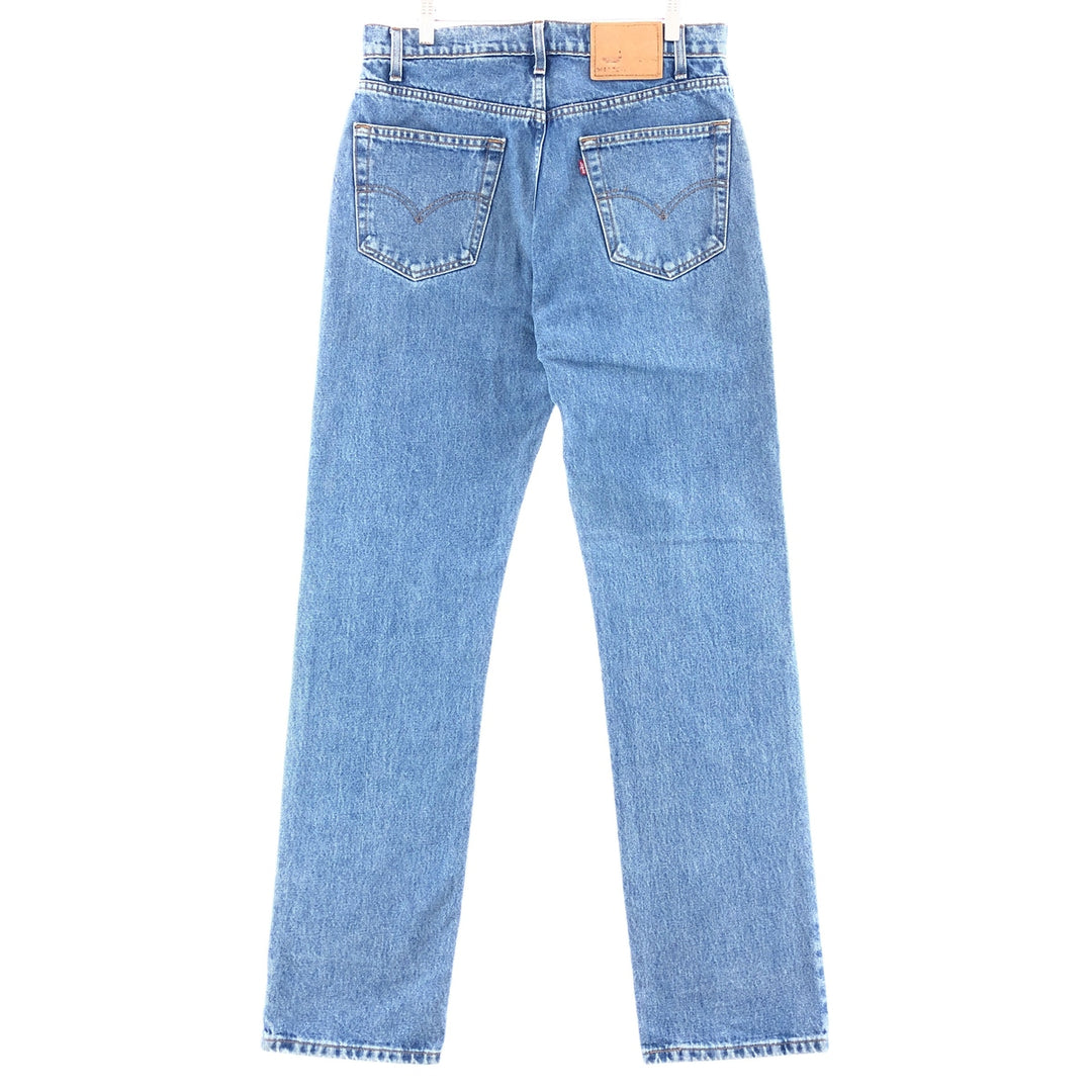 90'S Levi's 505 REGULAR FIT STRAIGHT LEG tapered denim pants men's w33 vintage /taa002756