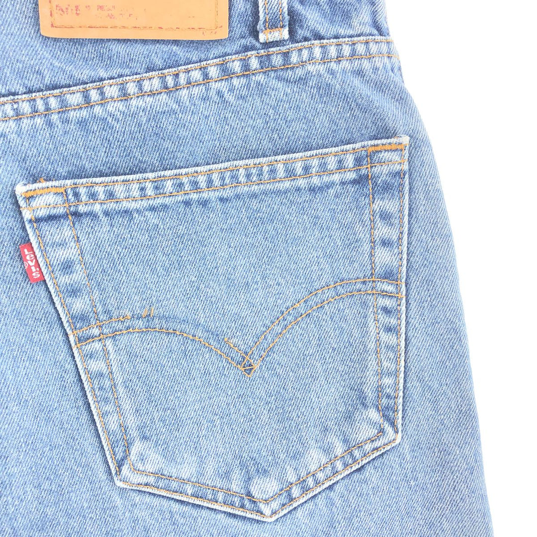 90'S Levi's 505 REGULAR FIT STRAIGHT LEG tapered denim pants men's w33 vintage /taa002756