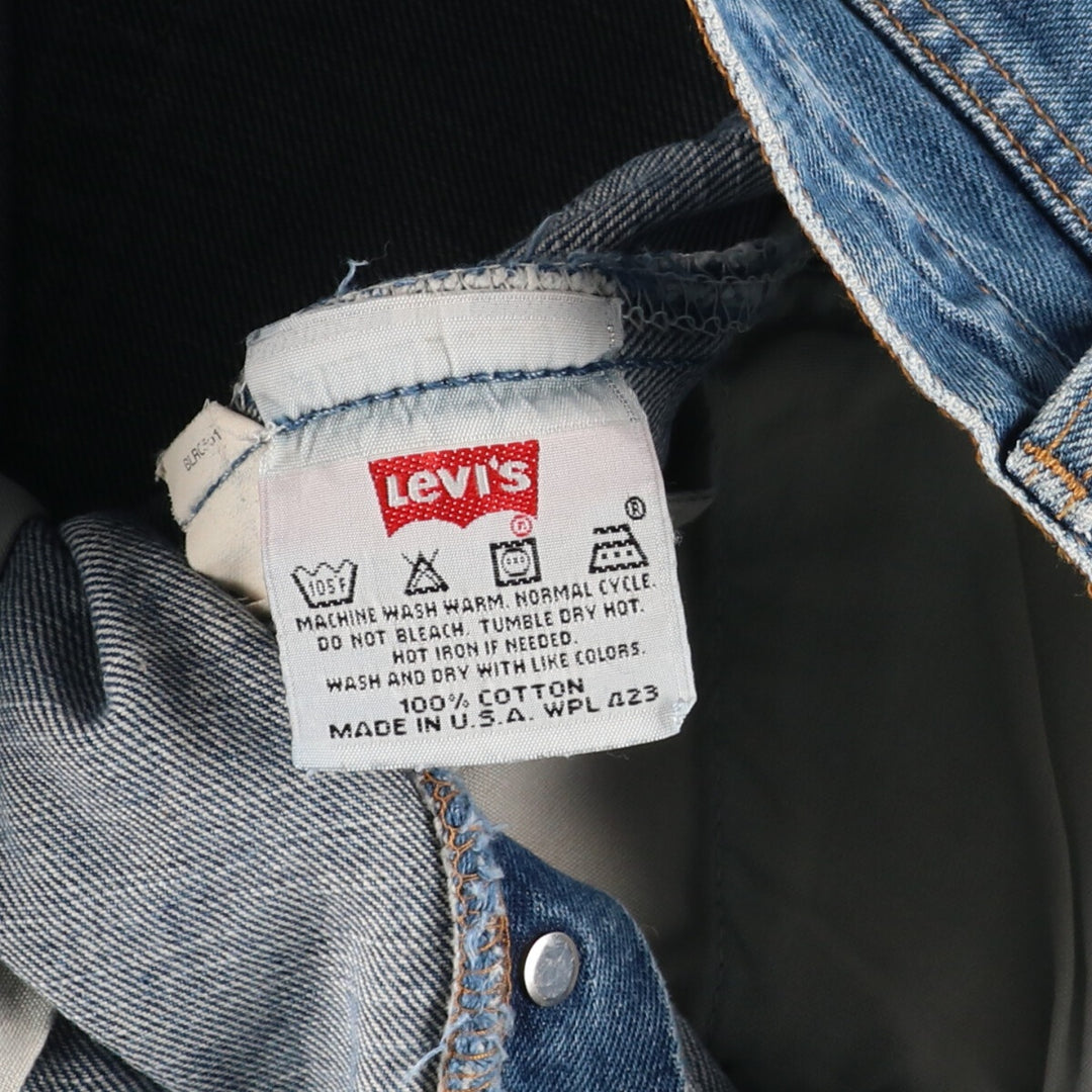 90'S Levi's 501-0169 Straight Denim Pants Made in USA Men's W33 Vintage /taa002854