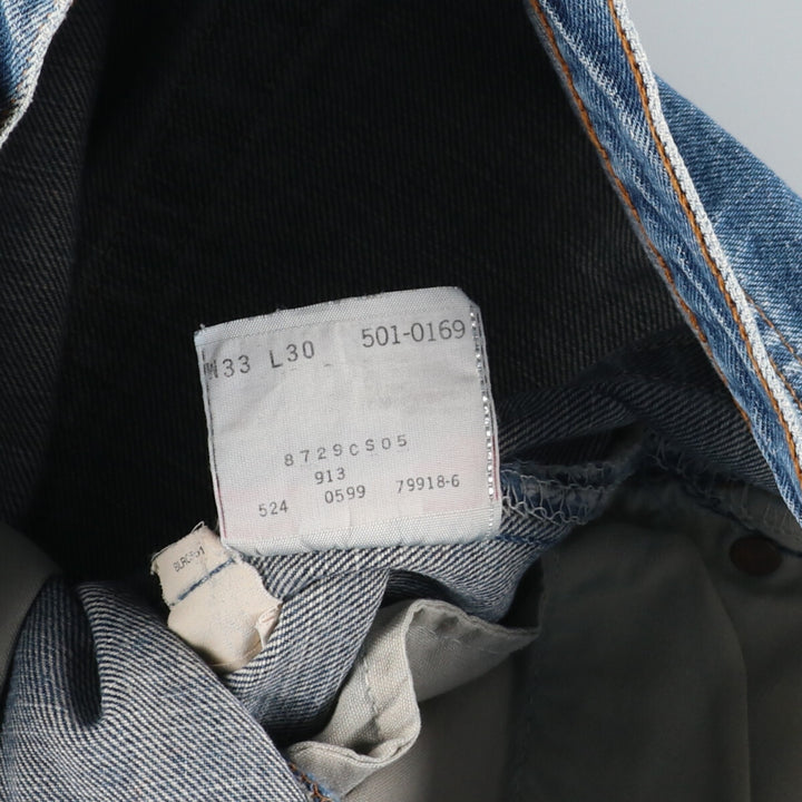 90'S Levi's 501-0169 Straight Denim Pants Made in USA Men's W33 Vintage /taa002854