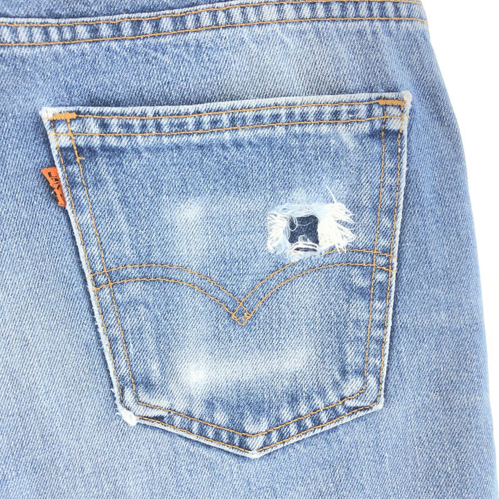 90'S Levi's 505 REGULAR FIT STRAIGHT LEG tapered denim pants made in USA men's w34 vintage /taa002855