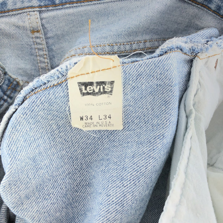 Levi's Levi's 501 Straight Denim Pants Made in USA Men's W34 Vintage /taa002857