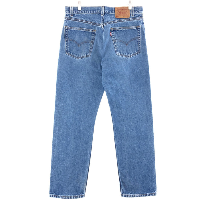 00'S Levi's 505 REGULAR FIT STRAIGHT LEG tapered denim pants made in USA men's w34 /taa002859