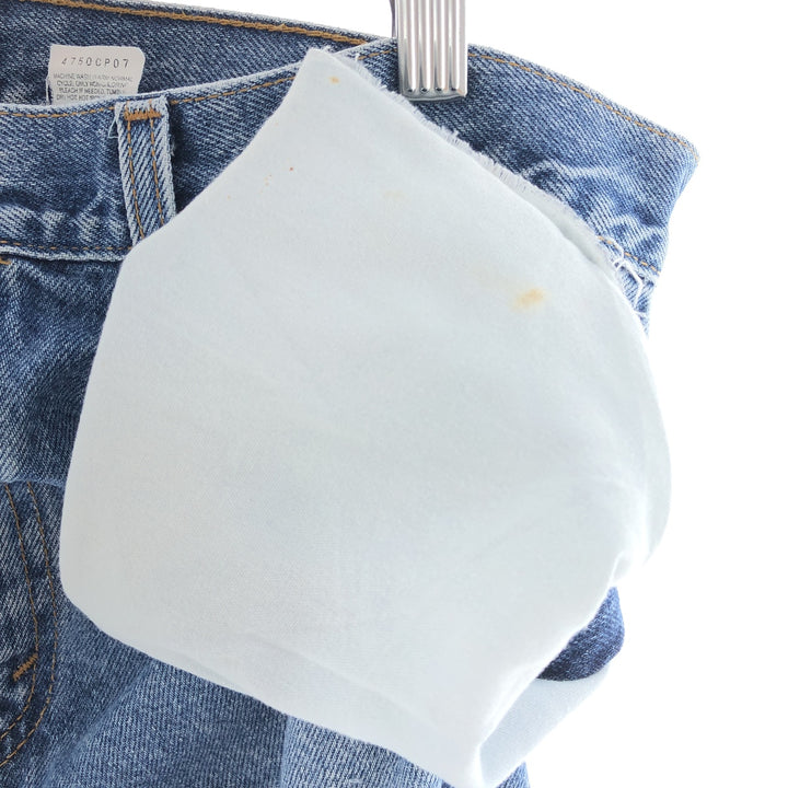 00'S Levi's 505 REGULAR FIT STRAIGHT LEG tapered denim pants made in USA men's w34 /taa002859