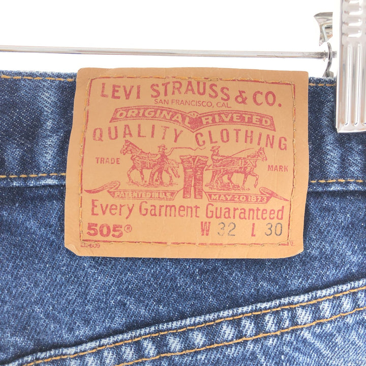 00'S Levi's 505 REGULAR FIT STRAIGHT LEG tapered denim pants made in USA men's w32 /taa002860