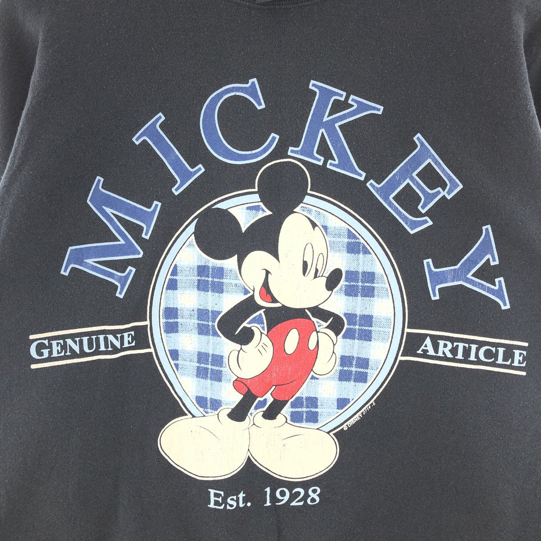 90'S MICKEY UNLIMITED MICKEY MOUSE Mickey Mouse character sweatshirt, made in USA, men's XL /taa002922