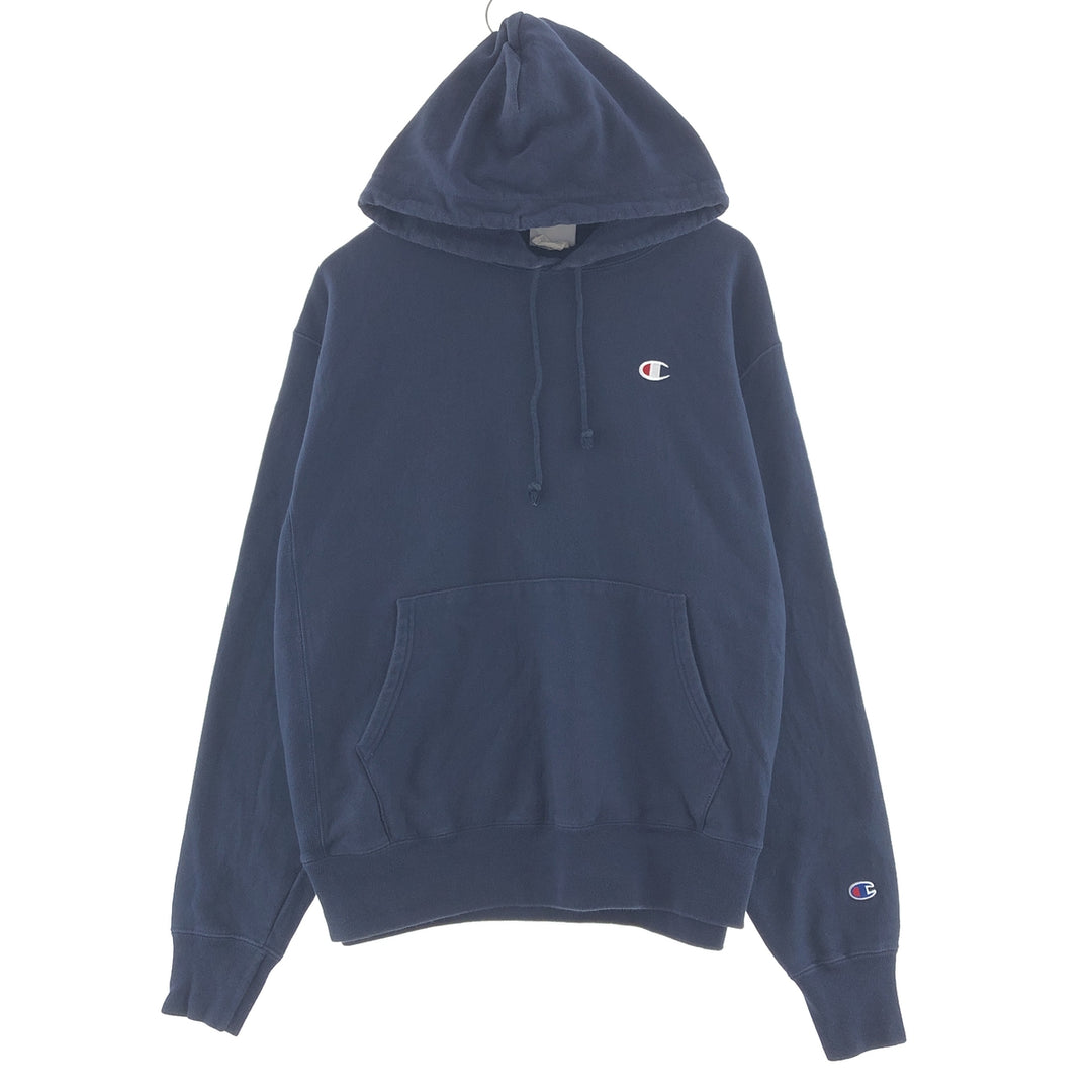 Champion Reverse Weave Replica Single Color Tag Sweat Pullover Hoodie Men's L /taa003071