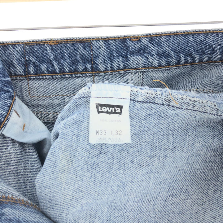 90'S Levi's 505 Tapered Denim Pants Made in USA Men's W33 Vintage /taa003170