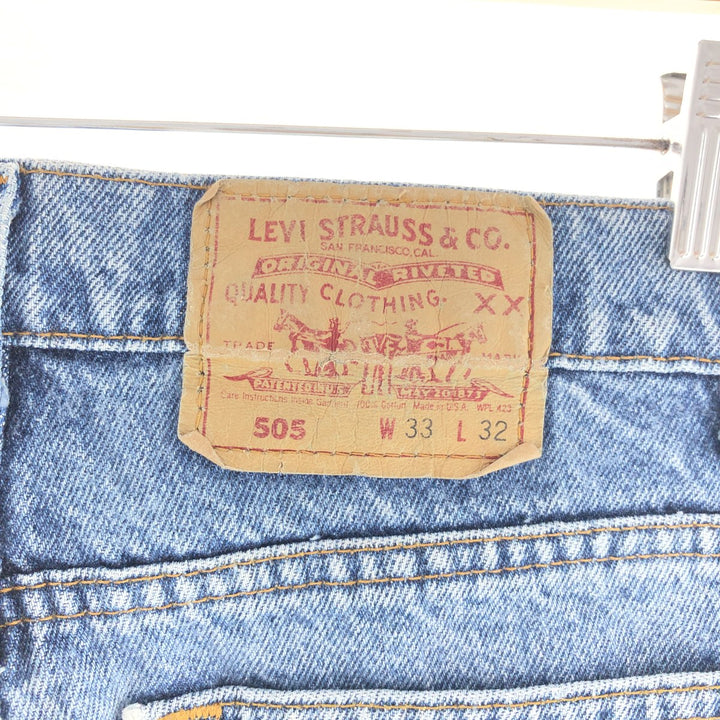 90'S Levi's 505 Tapered Denim Pants Made in USA Men's W33 Vintage /taa003170