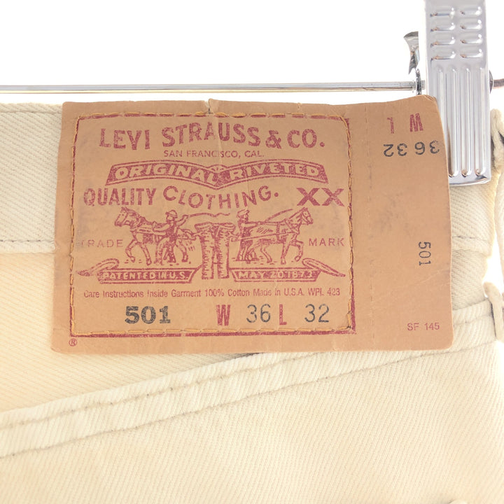 90'S Levi's 501-0612 Straight Denim Pants Made in USA Men's W36 Vintage /taa003183