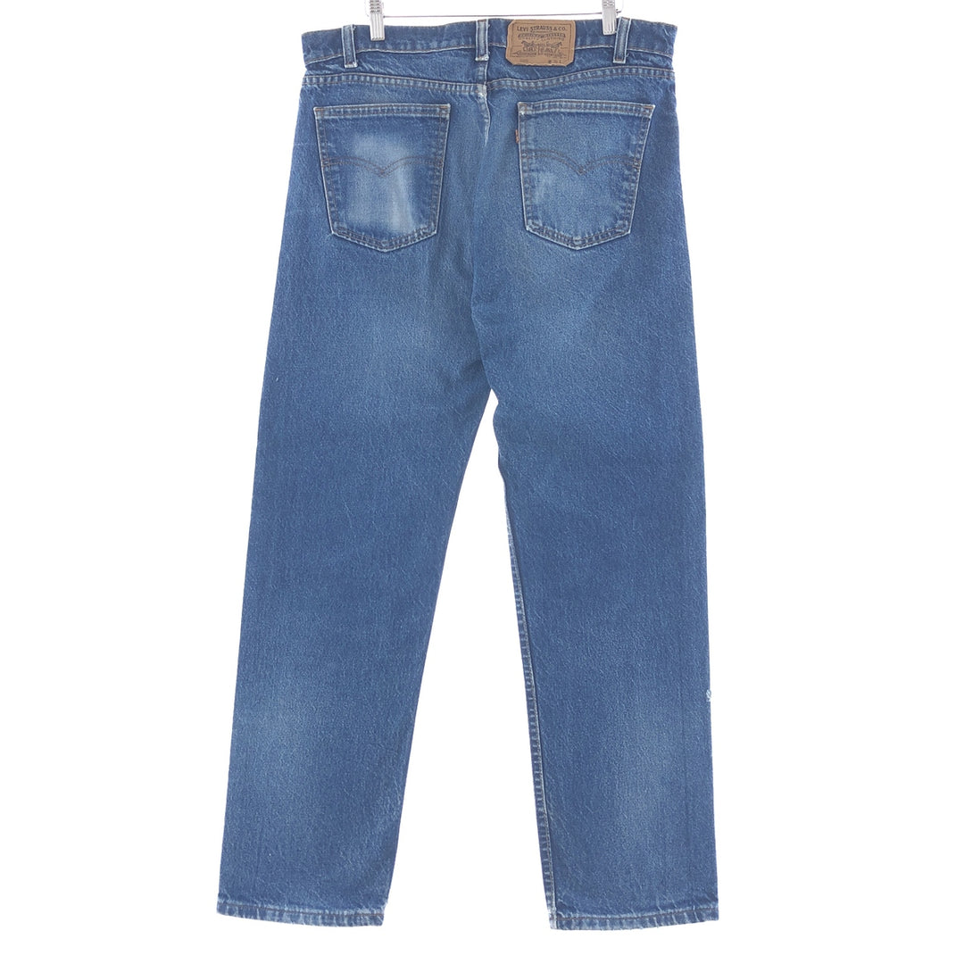 90'S Levi's 505 tapered denim pants made in USA, men's w36 vintage /taa003185