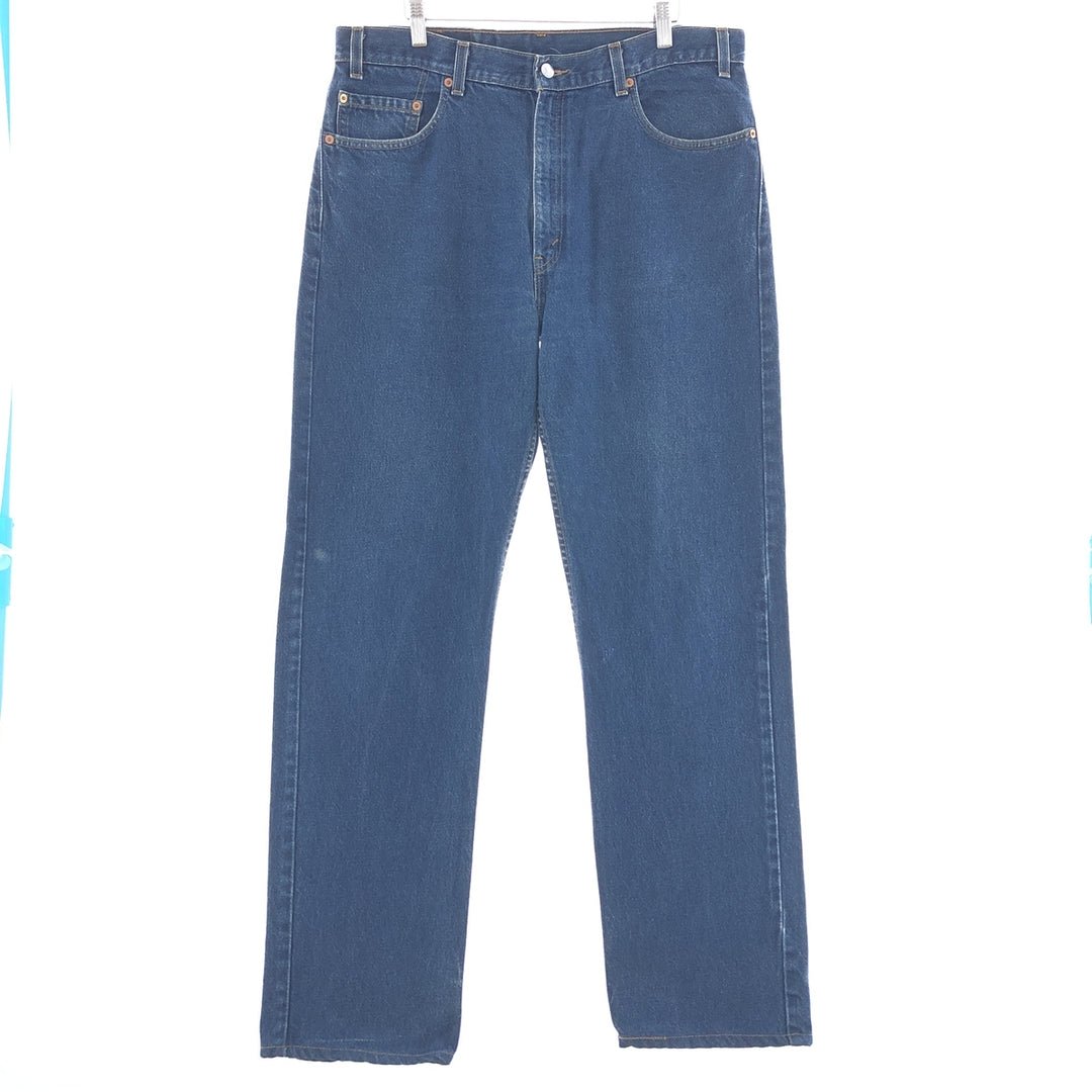 00'S Levi's 505 REGULAR FIT STRAIGHT LEG tapered denim pants made in USA men's w36 /taa003191