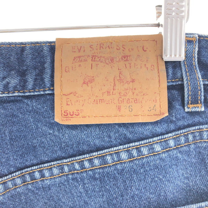 00'S Levi's 505 REGULAR FIT STRAIGHT LEG tapered denim pants made in USA men's w36 /taa003191