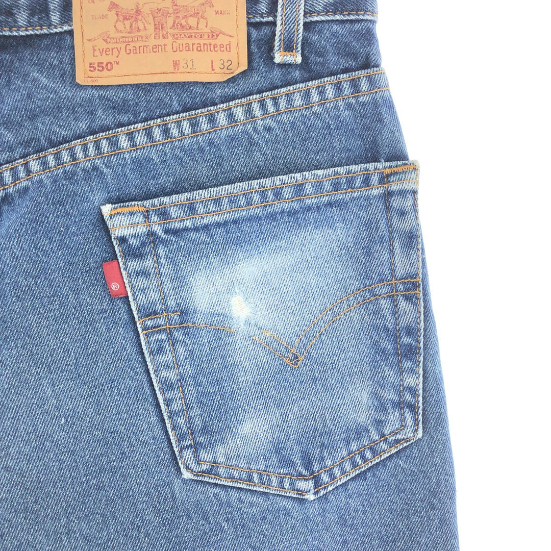 90'S Levi's 550 Tapered Denim Pants Made in Mexico Men's W31 Vintage /taa003203